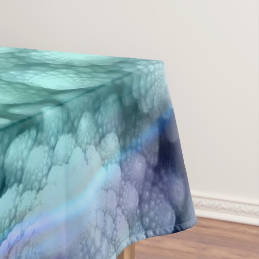 Groovy Blue Colorful Cotton Tablecloth Tafelkleed (Voorbeeld)