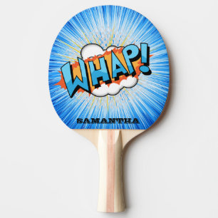Groovy Blue Whap. Superheld persoonlijke peddel Tafeltennisbatje