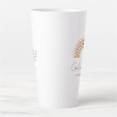 GROOVY Bohemian Rainbow Bridesmaid Latte Mok (Voorkant)