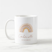 GROOVY Bohemian Rainbow Bridesmaid Mok (Links)
