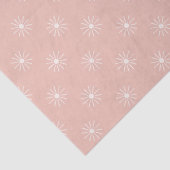 Groovy Boho 70s bloemen patroon Tissuepapier (Detail)