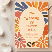  Groovy Boho Beachy Fun Vibes Bruiloft Kaart