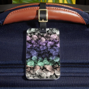 Groovy Boho Bubbles Eclectische Uingender Pride Vl Bagagelabel