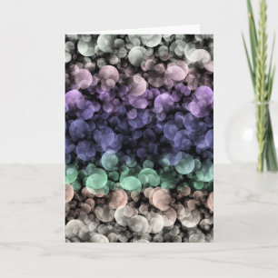 Groovy Boho Bubbles Eclectische Uingender Pride Vl Bedankkaart