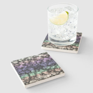 Groovy Boho Bubbles Eclectische Uingender Pride Vl Stenen Onderzetter