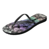 Groovy Boho Bubbles Eclectische Uingender Pride Vl Teenslippers (Schuin)