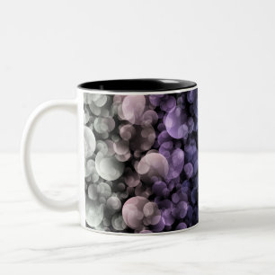 Groovy Boho Bubbles Eclectische Uingender Pride Vl Tweekleurige Koffiemok