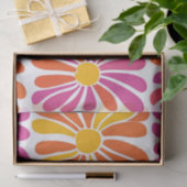 Groovy Boho Flowers Tissuepapier (Geschenk)