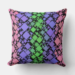 Groovy Boho Retro Mod Geometrische Trigender Pride Kussen