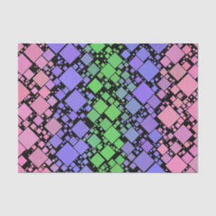 Groovy Boho Retro Mod Geometrische Trigender Pride Tissuepapier