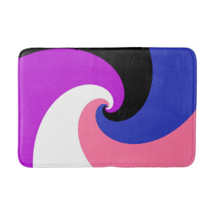 Groovy Boho Spiraal Abstract Genderfluid Pride Vla Badmat