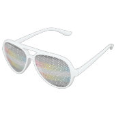 Groovy Boho Trippy Abstract Demifluid Pride Flag Aviator Zonnebril (Gekanteld)