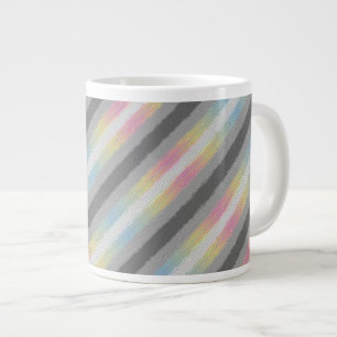 Groovy Boho Trippy Abstract Demifluid Pride Vlag Extra Grote Beker