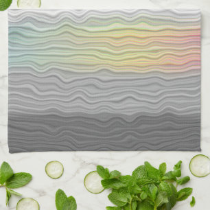 Groovy Boho Trippy Abstract Demifluid Pride Vlag Theedoek