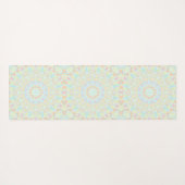 Groovy Boho Trippy Eigenzinnige Kleurrijke Pastel  Yogamat (Achterkant (horizontaal))