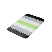 Groovy Boho ZigZag Abstract Agender Pride Vlag Badmat (Gekanteld)