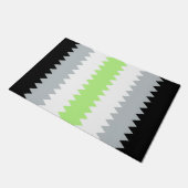 Groovy Boho ZigZag Abstract Agender Pride Vlag Deurmat (Schuin)