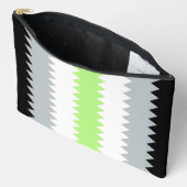 Groovy Boho ZigZag Abstract Agender Pride Vlag Etui (Open)