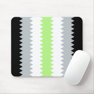 Groovy Boho ZigZag Abstract Agender Pride Vlag Muismat