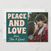 Groovy Bold Funky Christmas vrolijk en helder Kaart (Voorkant)