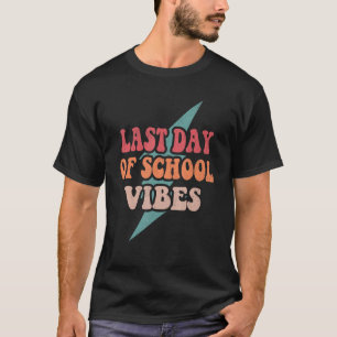 Groovy Bolt Laatste Dag van School Vibes T-shirt