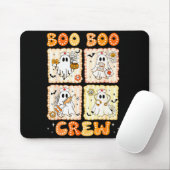 Groovy Boo Boo Crew Nurse Funny Ghost Women Hallow Muismat (Met muis)