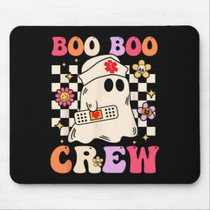 Groovy Boo Boo Crew Nurse Ghost Paramedic Funny Ha Muismat