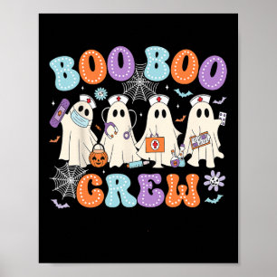 Groovy Boo Boo Crew Verpleegster Grappige Ghost Vr Poster