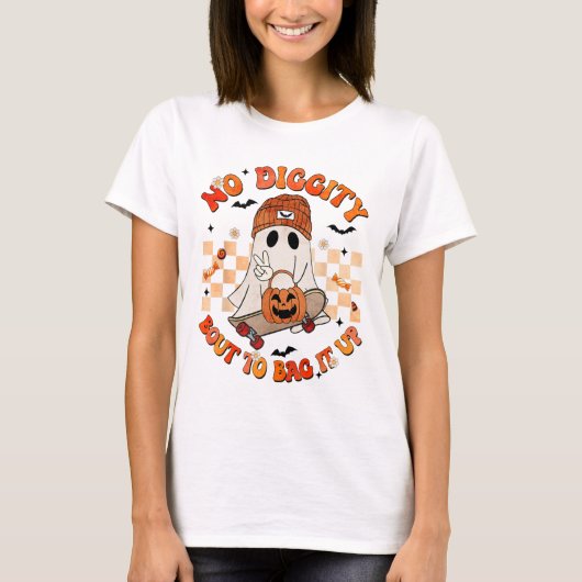 Groovy Boo Geen waardigheid over om het op te gaan T-shirt (Voorkant)