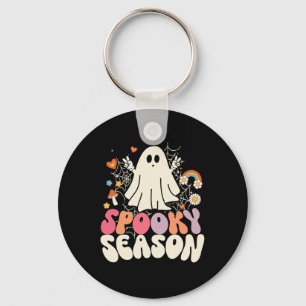 Groovy Boo Ghost Spooky Halloween Kostuums Mannen Sleutelhanger