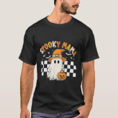 Groovy Boo One Soky Mama First Halloween Birthday T-shirt (Voorkant)