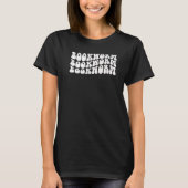 Groovy Bookworm Book Reading Book Nerd Librarian T-shirt (Voorkant)