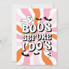 Groovy Boo's Voor ik doe's vrijgezellenfeest Kaart