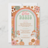 Groovy & Boozy Bachelorette Weekend Itinerary Kaart (Achterkant)