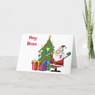 GROOVY BOSS'S CHRISTMAS WISHES HOLIDAY CARD FEESTDAGEN KAART