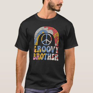 Groovy Brother 70's Aesthetisch 1970's Retro Broth T-shirt