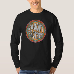 Groovy Brother 70's Aesthetisch 1970's Retro Broth T-shirt
