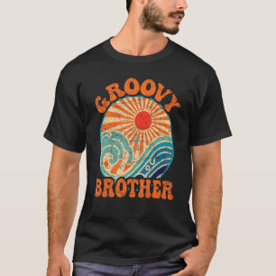 Groovy Brother 70s Aesthetische Nostalgia 1970's R T-shirt