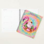 Groovy Bubblegum Blowing Tree Frog Tie Dye Planner (Display)