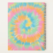 Groovy Bubblegum Blowing Tree Frog Tie Dye Planner (Achterkant)