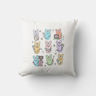 Groovy Bunnies Snoep Echografist Pasen Sonograaf Kussen