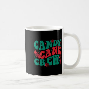Groovy Candy Cane Crew Matchende Familie Groep Squ Koffiemok