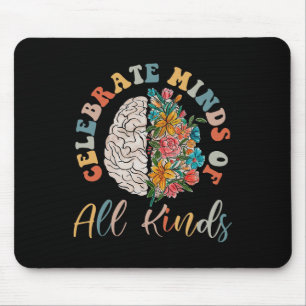 Groovy Celebrate Minds of All Kinds Neurodiversity Muismat