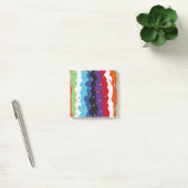 Groovy Celestial Stripe Bold Kleurrijk Abstract Post-it® Notes (Kantoor)