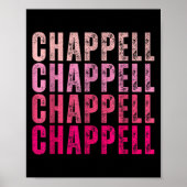 Groovy Chappell First Name D Chappell Tees Meme Poster (Voorkant)