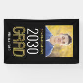 Groovy Charm EDITABLE COLOR Afstuderen Banner (Horizontaal)