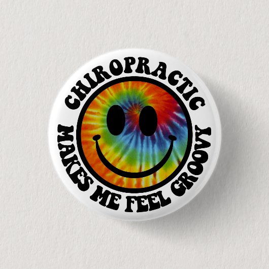 Groovy Chiropractic Button (Voorkant)