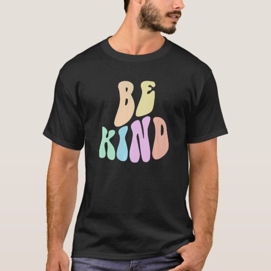 Groovy CHOOSE-SOORT: Retro Kindness Anti Bullof of T-shirt (Voorkant)