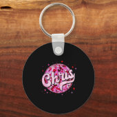 Groovy Chris First Name D I Love Chris Tees Meme Sleutelhanger (Voorkant)