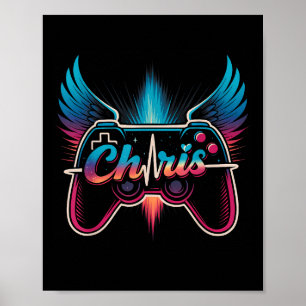 Groovy Chris Voornaam D Chris Controle Spel Meme Poster